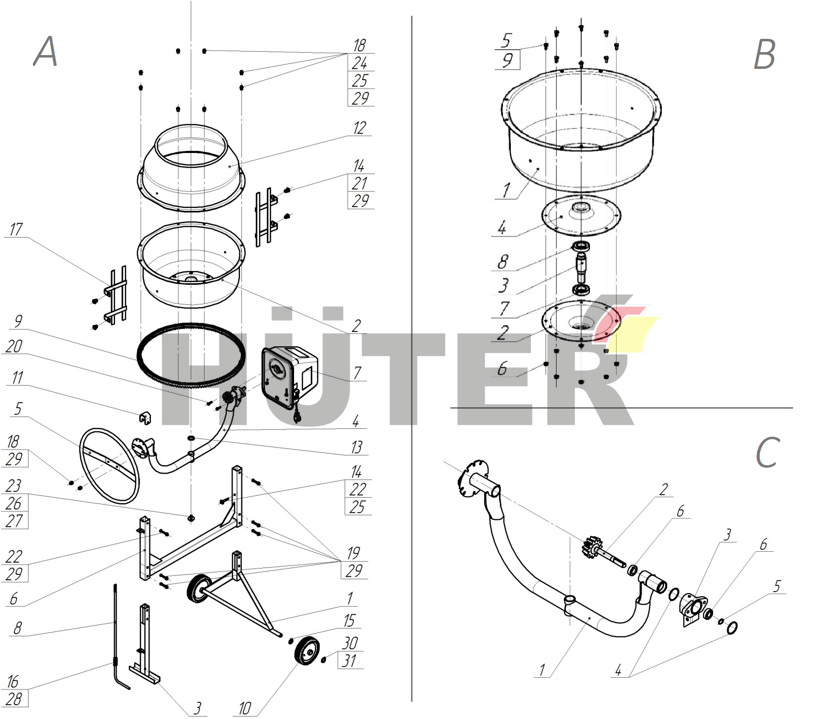 Общий вид TTR 74/1/2