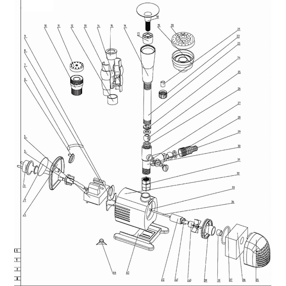 Насос фонтанный ЗНФЧ-25-2.0