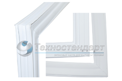 Уплотнитель двери холодильника Stinol, Indesit, Ariston, 1130 х 570 мм, под планку, код 854018