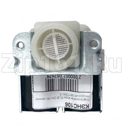 Электроклапан воды СМ ELBI 2W-180 замена Whirpool 481981729015