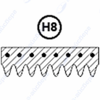 Ремень 1243 H8 Mael  Whirlpool 481935818143 1.11.010.03