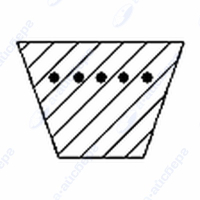 Ремень 3 L 485 Whirlpool 481981728366 1.11.000.00