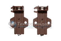 Щетки угольные в корпусе рыжие, 5x12.5, Indesit, код 196539, высокое качество, надпись L94MF7, VUB, рыжие