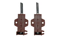 Щетки угольные в корпусе рыжие, 5х12.5, Indesit, код 196544, пара